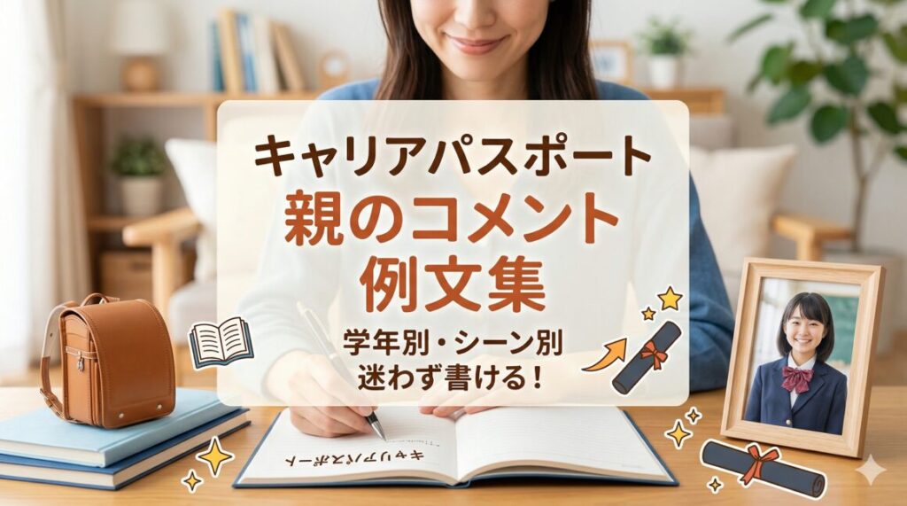 キャリアパスポート親のコメント例文集