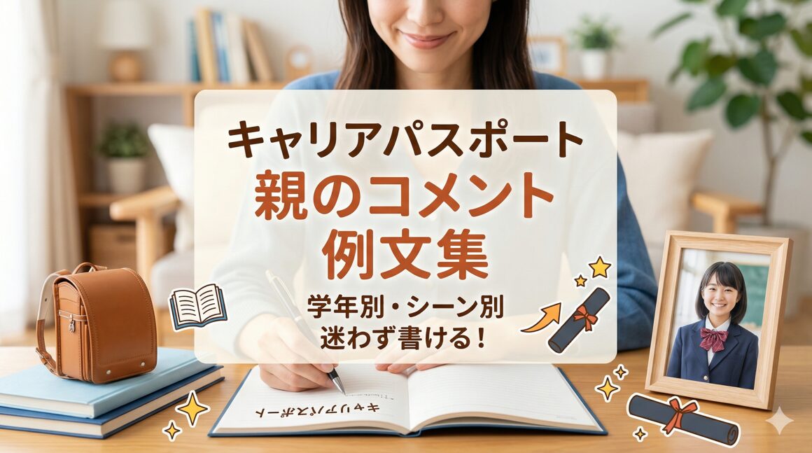 キャリアパスポート親のコメント例文集