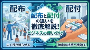 配布と配付の違いを徹底解説！ビジネスの使い分け