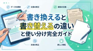 書き換えると書き替えるの違いと使い分け完全ガイド
