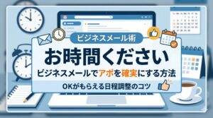 お時間くださいのビジネスメールでアポを確実にする方法