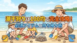 潮干狩りは100均で完全攻略！必須アイテムと持ち帰り術