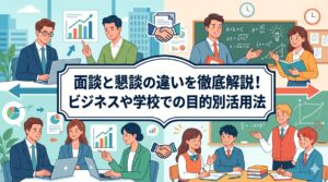 面談と懇談の違いを徹底解説！ビジネスや学校での目的別活用法